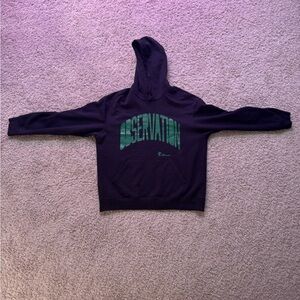 Streetwear Y2K Long-Sleeve Hoodie - Black Size Large Men’s